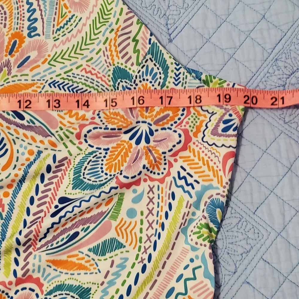Jean-Pierre Klifa Paris, Patterned Midi Dress, Size L, Multi Colors - Picture 5 of 5